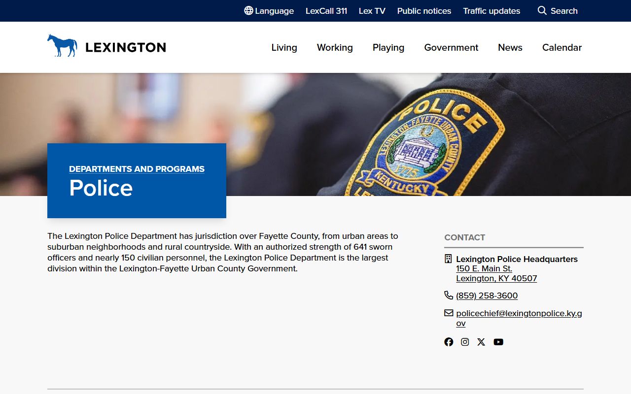 Lexington Police Department