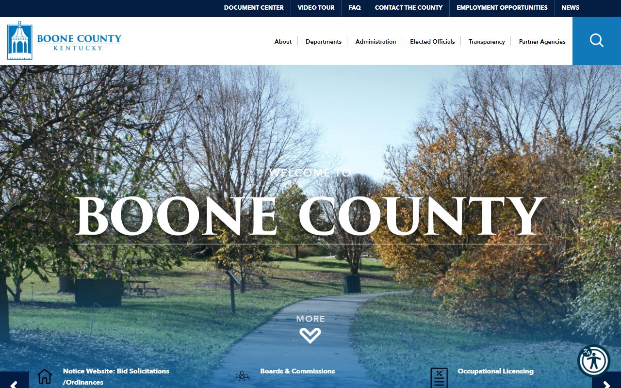 Boone County Government website
