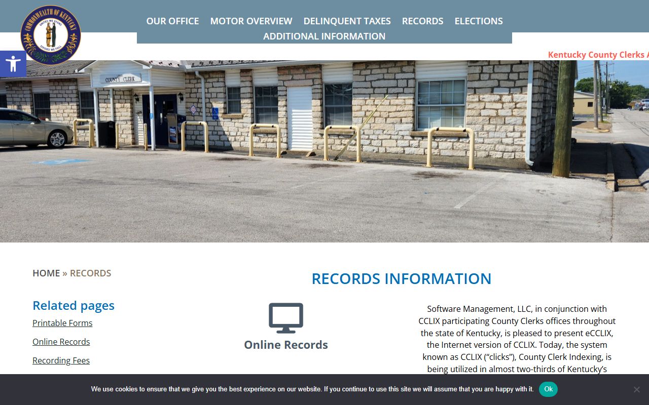 Logan County records page