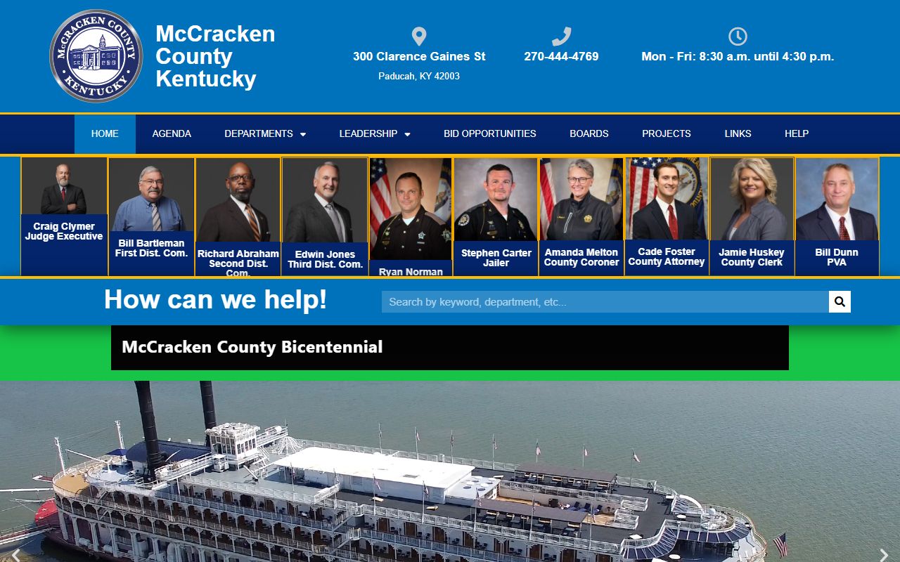 McCracken County Government website