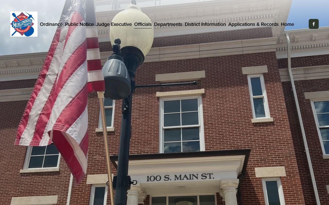 Muhlenberg County officials page