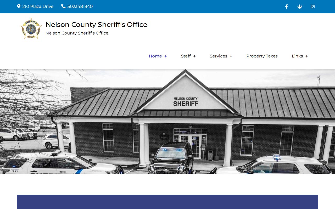 Nelson County Sheriff's Office in Bardstown
