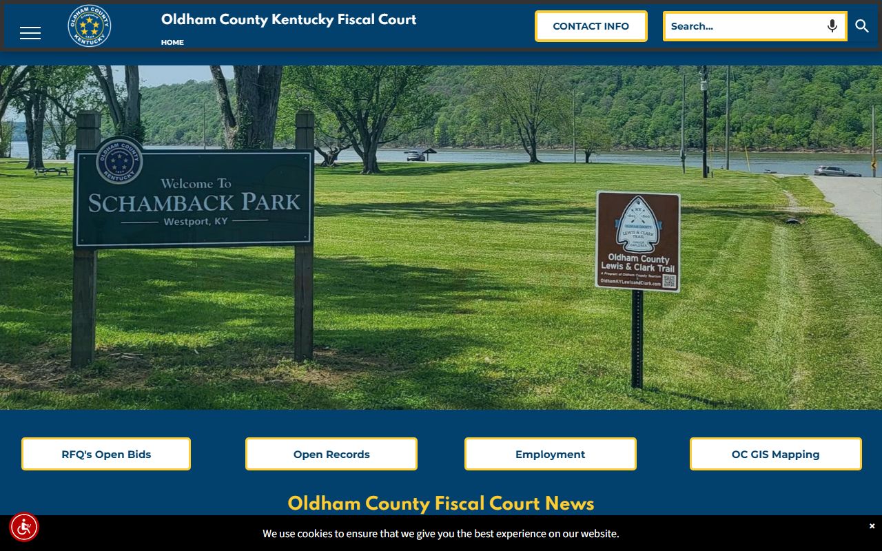 Oldham County Government website