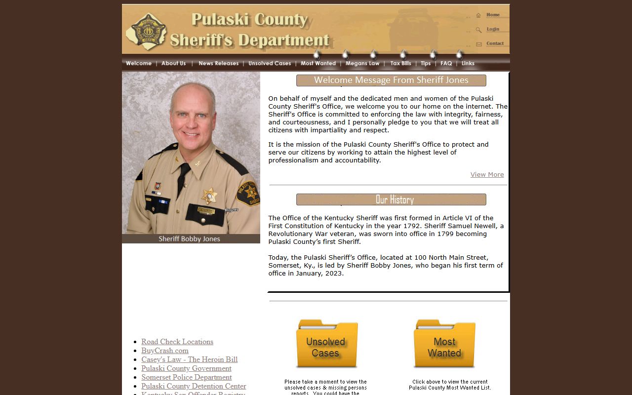 Pulaski County Sheriff's Office in Somerset