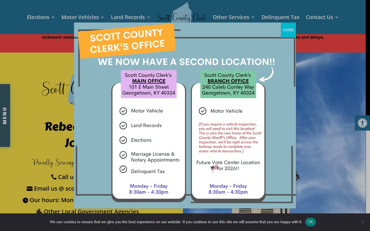 Scott County Clerk website
